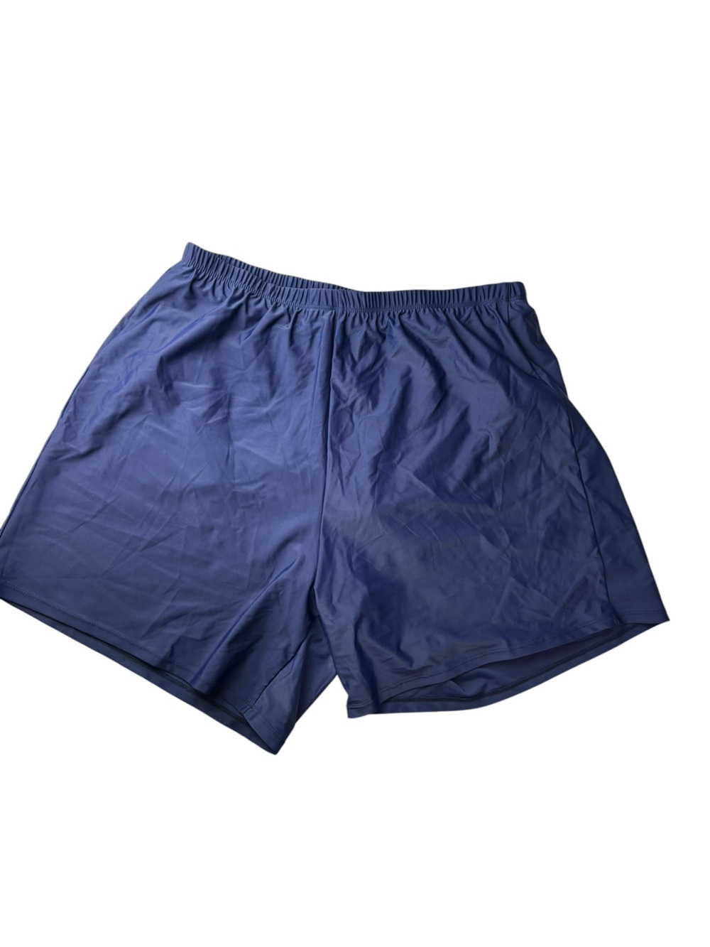 Island Escape Woman navy blue bathing suit swim bottom shorts 16W NWT